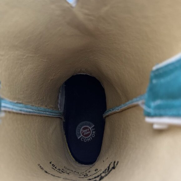 TONY LAMA Rowena 11” Women’s 6B‎ Brown Turquoise Leather Western Boot USA SA2101 - Picture 4 of 15